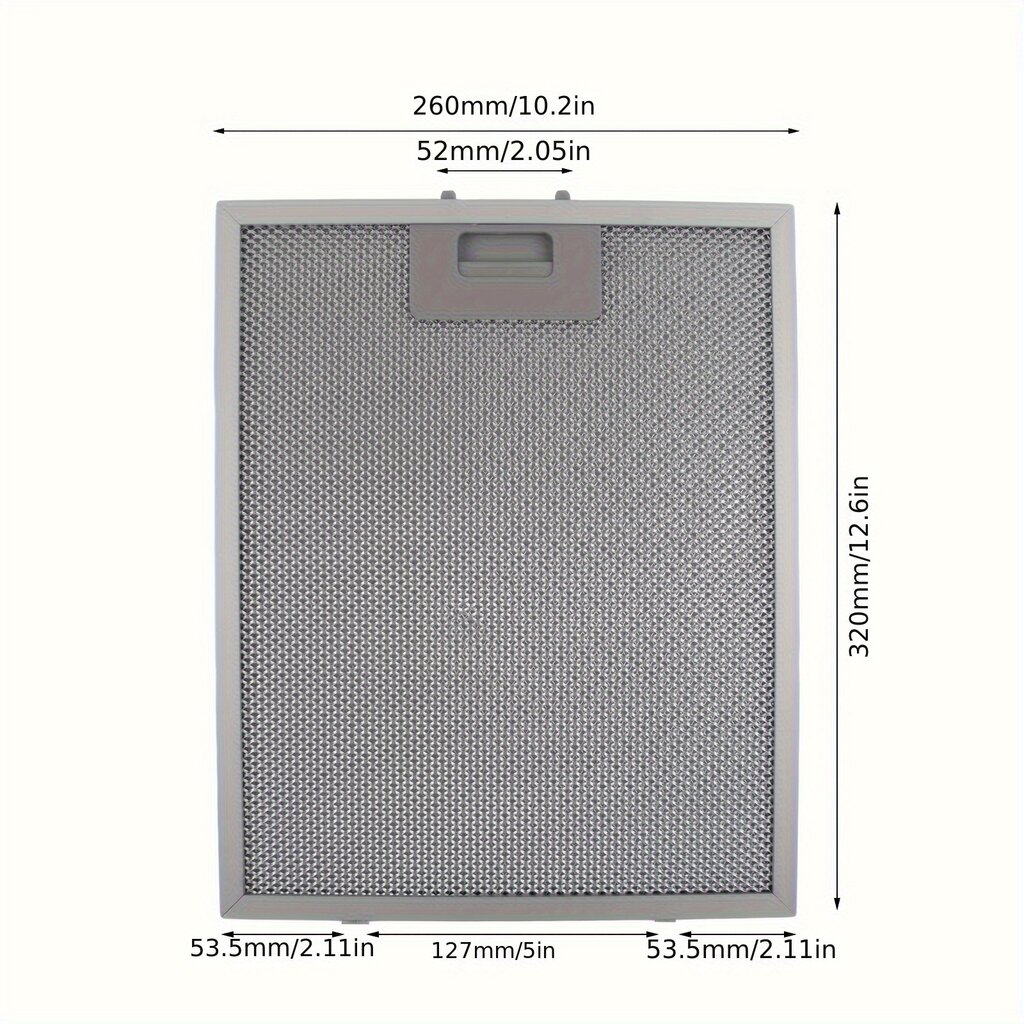 '2vnt 320mm*260mm*9mm metaliniai riebalų filtrai gartraukiui' kaina ir informacija | Vonios kambario aksesuarai | pigu.lt