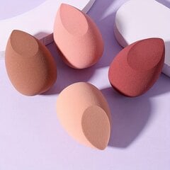 '4 vnt makeup sponge soft foundation blender sponge drėgno ir sauso naudojimo makeup beauty blender flawless for skystai pudros kremui' kaina ir informacija | Vonios kambario aksesuarai | pigu.lt