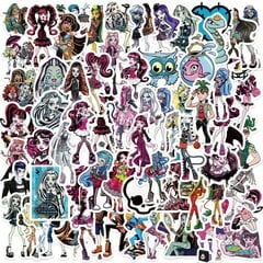 Lipdukai Monster High School, įvairių spalvų, 70 vnt. kaina ir informacija | Aplikacijos, papuošimai, lipdukai | pigu.lt