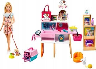 Lėlė Barbie Pet Shop parduotuvė kaina ir informacija | Žaislai mergaitėms | pigu.lt