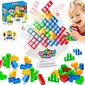 Kaladėlės Tetra Tower Balance Stacking Blocks, 64 d. kaina ir informacija | Konstruktoriai ir kaladėlės | pigu.lt