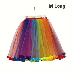 'Rainbow series delicate y2k sweet lovely tutu rinkinys' kaina ir informacija | Karnavaliniai kostiumai | pigu.lt