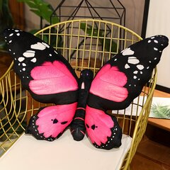 '50 см/19,68 дюйма имитация подушки-бабочки 3d печатная подушка-бабочка реалистичная плюшевая игрушка-бабочка диван' цена и информация | Декоративные подушки и наволочки | pigu.lt