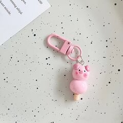 '1vnt super mielas rožinis kiaulės raktų pakabukas mokyklinio krepšio pakabukas mielos mergaitės širdelės animacinis filmas studentams' kaina ir informacija | Minkšti (pliušiniai) žaislai | pigu.lt