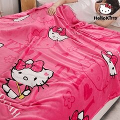 '1 шт., 100 см * 145 см, уютное плюшевое одеяло «Hello Kitty» для сна' цена и информация | Мягкие игрушки | pigu.lt