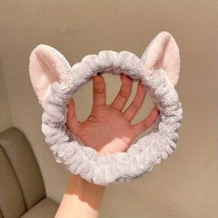 'Nauja miela kačių ausų plaukų juosta moterims korėjiečių pliušinių veido plaukų aksesuarai' kaina ir informacija | Plaukų aksesuarai | pigu.lt