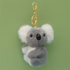 Pliušinis žaislas/pakabukas Koala, pilkas, 12 cm, 1 vnt kaina ir informacija | Minkšti (pliušiniai) žaislai | pigu.lt