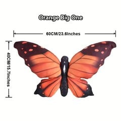 'Реалистичная 3d плюшевая подушка-бабочка ' цена и информация | Декоративные подушки и наволочки | pigu.lt