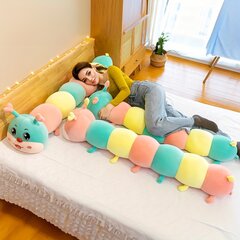 'Длинная полосатая подушка Caterpillar Love Bear, подарок на день рождения' цена и информация | Декоративные подушки и наволочки | pigu.lt