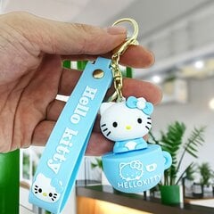 'Брелок «Hello Kitty» с рисунком аниме, милая кукла, подвеска, брелок, каваи, рюкзак, сумка, аксессуары, украшения, подарок на день рождения, Рождественский подарок' цена и информация | Мягкие игрушки | pigu.lt