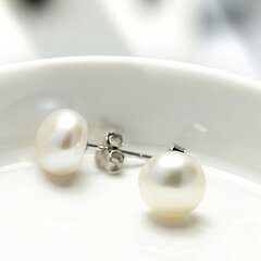 Sidabriniai dirbtinių perlų auskarai 34929 kaina ir informacija | Aksesuarai vaikams | pigu.lt