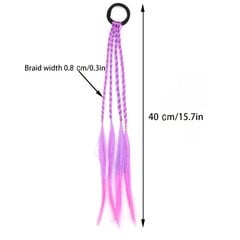 Dirbtinų plaukų sruogos mergaitėms variant-35313, 6 vnt. kaina ir informacija | Aksesuarai vaikams | pigu.lt