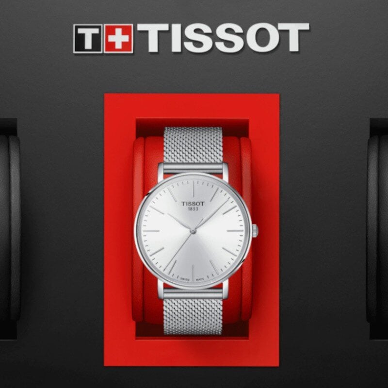 Tissot Everytime Gent T143.410.11.011.00 T143.410.11.011.00 kaina ir informacija | Moteriški laikrodžiai | pigu.lt