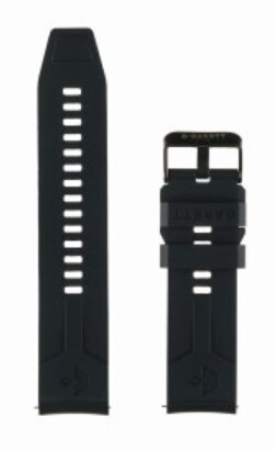 Garett Silicone 22mm Black kaina ir informacija | Išmaniųjų laikrodžių ir apyrankių priedai | pigu.lt