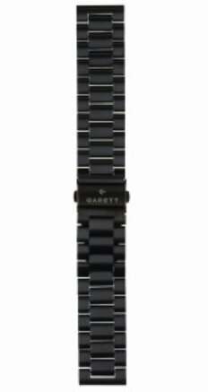 Garett 22mm Black kaina ir informacija | Išmaniųjų laikrodžių ir apyrankių priedai | pigu.lt