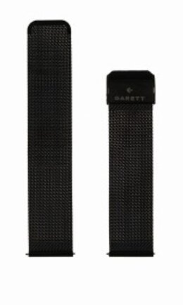 Garett 22mm Black kaina ir informacija | Išmaniųjų laikrodžių ir apyrankių priedai | pigu.lt