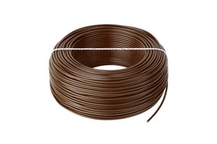 кабель lgy 1x0,75 h05v-k коричневый цена и информация | Кабели и провода | pigu.lt