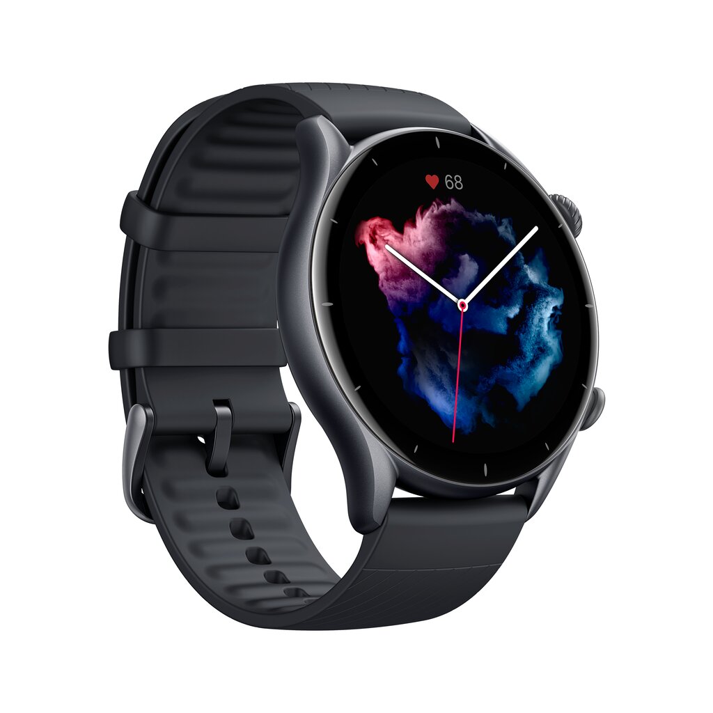 Amazfit gtr 3 thunder gps išmanusis laikrodis, juodas цена и информация | Laikrodžiai | pigu.lt