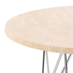 Kavos staliukas Actona Prunus, 55x41.4 cm, smėlio spalvos kaina ir informacija | Kavos staliukai | pigu.lt