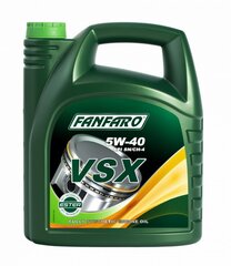 Fanfaro VSX 6702 5W-40 variklio alyva, 4L kaina ir informacija | Variklinės alyvos | pigu.lt