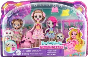 Enchantimals Family rinkinys - šunys HNV26 kaina ir informacija | Žaislai mergaitėms | pigu.lt