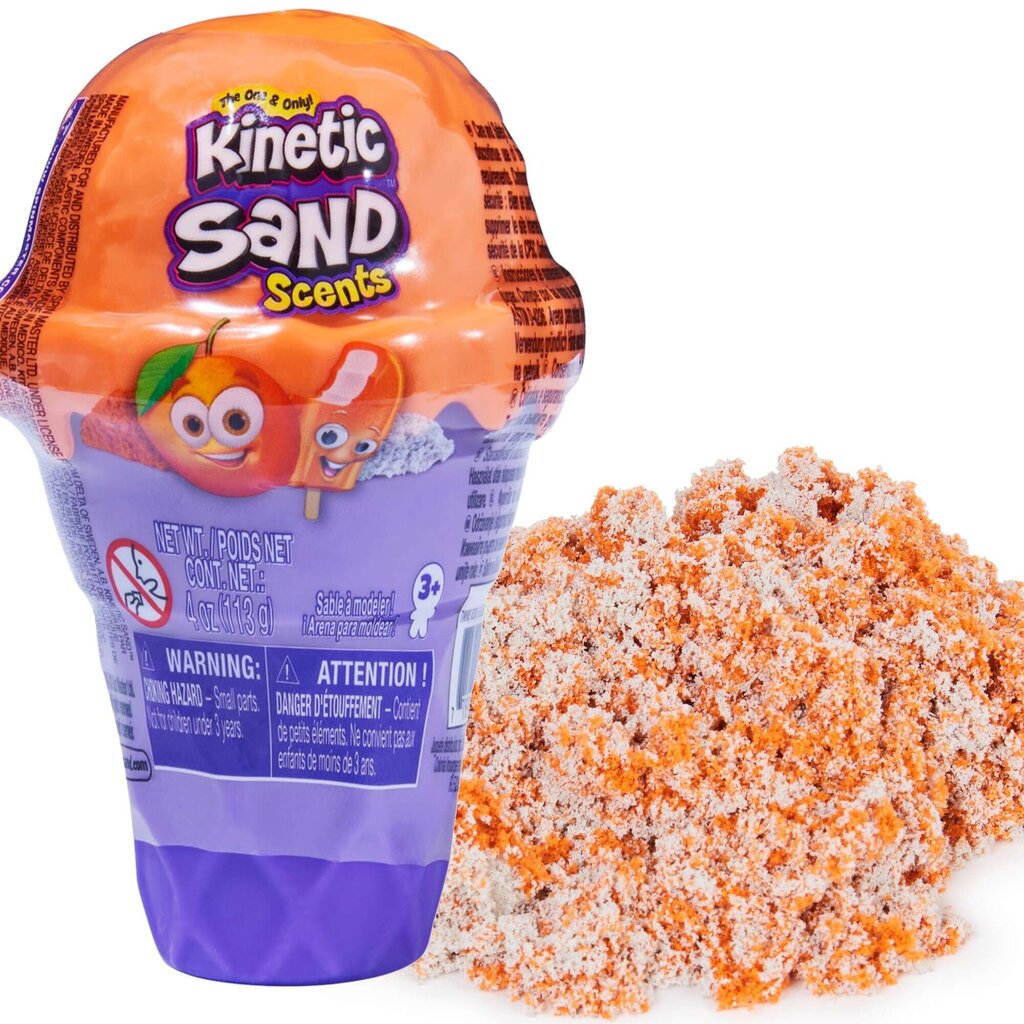 Kinetinis smėlis Kinetic Sand Ice kaina ir informacija | Lavinamieji žaislai | pigu.lt