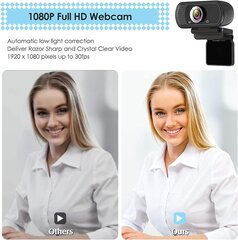 Веб-камера HD 1080p цена и информация | Компьютерные (Веб) камеры | pigu.lt