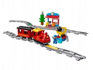 10874 LEGO® Duplo garinis traukinys ir pliušinė pagalvė Katė, 50 cm kaina ir informacija | Konstruktoriai ir kaladėlės | pigu.lt