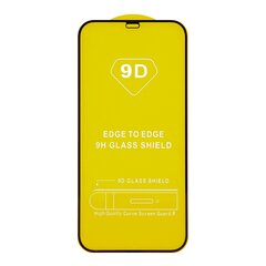 grūdintas stiklas 9D, skirtas Samsung Galaxy A14 4G / A14 5G juodos spalvos frame kaina ir informacija | Apsauginės plėvelės telefonams | pigu.lt