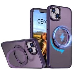 Mag Ring Rotating case for iPhone 14 Pro Max 6,7" purple kaina ir informacija | Telefono dėklai | pigu.lt