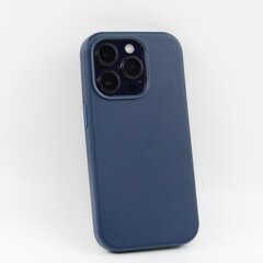 Mag Leather case for iPhone 13 Pro Max 6,7" dark blue kaina ir informacija | Telefono dėklai | pigu.lt