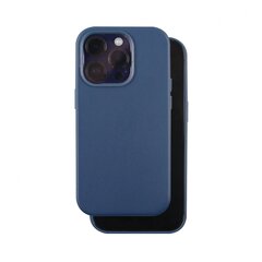 Mag Leather case for iPhone 13 Pro Max 6,7" dark blue kaina ir informacija | Telefono dėklai | pigu.lt