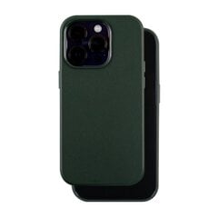 Mag Leather case for iPhone 13 Pro Max 6,7" dark green kaina ir informacija | Telefono dėklai | pigu.lt