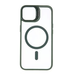 Extra Lens Mag case for iPhone 15 Pro Max 6,7" dark green kaina ir informacija | Telefono dėklai | pigu.lt