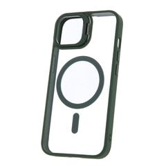 Extra Lens Mag case for iPhone 15 Pro Max 6,7" dark green kaina ir informacija | Telefono dėklai | pigu.lt