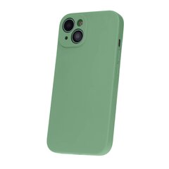 Solid Silicon case for Samsung Galaxy S23 Ultra light green kaina ir informacija | Telefono dėklai | pigu.lt