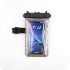 Waterproof dėklas, skirtas with armband 5,8 - 6,8 juodos spalvos kaina ir informacija | Telefono dėklai | pigu.lt