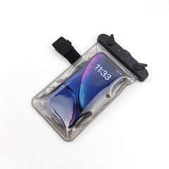 Waterproof dėklas, skirtas with armband 5,8 - 6,8 juodos spalvos kaina ir informacija | Telefono dėklai | pigu.lt