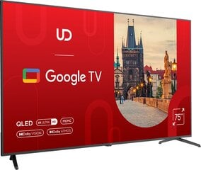 75 colių televizorius UD 75QGU8210S 4K Ultra HD, Q-LED, DVB-T/T2/C kaina ir informacija | Televizoriai | pigu.lt