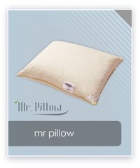 Pūkinė pagalvė 70x80 1,5 kg pūkų 60% Mr. Pillow cream kaina ir informacija | Pagalvės | pigu.lt