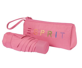 "Esprit" dovanų kišeninis skėtisUltra Mini Pouch spalvingas logotipas carmine rose 58664 kaina ir informacija | Moteriški skėčiai | pigu.lt