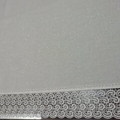 Pilka/sidabrinė gipiūro spalvos dėmėms atspari staltiesė 60x120 kaina ir informacija | Staltiesės, servetėlės | pigu.lt