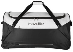 "Travelite BASICS" 71 cm kelioninis krepšys juodai baltas kaina ir informacija | Lagaminai, kelioniniai krepšiai | pigu.lt