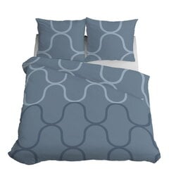 Patalynė 160x200 Satin Microfibre Blue Grey kaina ir informacija | Patalynės komplektai | pigu.lt