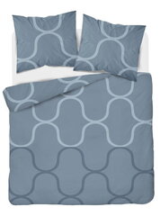 Patalynė 160x200 Satin Microfibre Blue Grey kaina ir informacija | Patalynės komplektai | pigu.lt