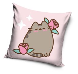 Vaikiška pagalvė 40x40 Pusheen Cat So Sweet Rose kaina ir informacija | Pagalvės | pigu.lt