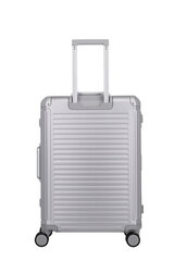 Vidutinis lagaminas Travelite Next, M, sidabrinis kaina ir informacija | Lagaminai, kelioniniai krepšiai | pigu.lt
