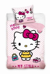 Medvilninė patalynė 160x200 Hello Kitty Cats kaina ir informacija | Patalynė kūdikiams, vaikams | pigu.lt