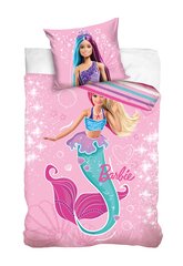 Patalynė 140x200 BARBIE Mermaid Brocade Pink kaina ir informacija | Vaikiška patalynė | pigu.lt