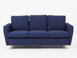 Instit sofa, 189x90x86 cm, mėlyna kaina ir informacija | Sofos | pigu.lt